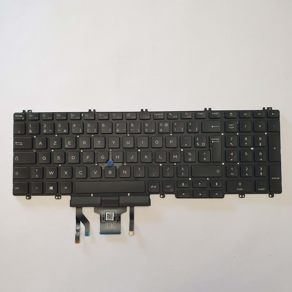 Dell Latitude 5500 Tastatur Français AZERTY Keyboard Beleuchtet FR Backlit
