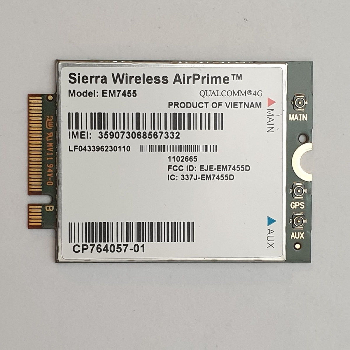 Fujitsu LifeBook E5510 WWAN Modul LTE 4G Karte M.2