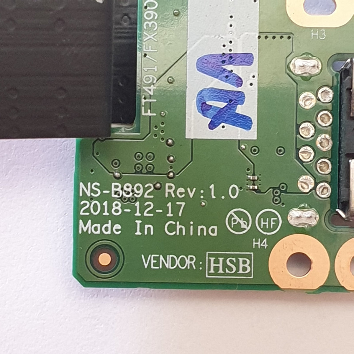 Lenovo ThinkPad X13 Gen 1 USB Board IO Platine mit Flachbandkabel