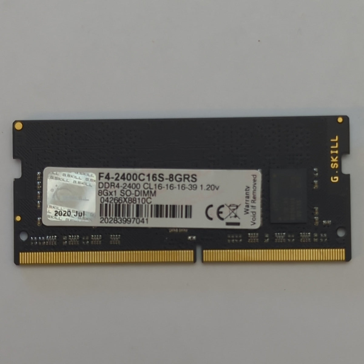 G.Skill 8GB DDR4 2400 SODIMM RAM 1x8GB Laptop Notebook Speicher Ripjaws CL16