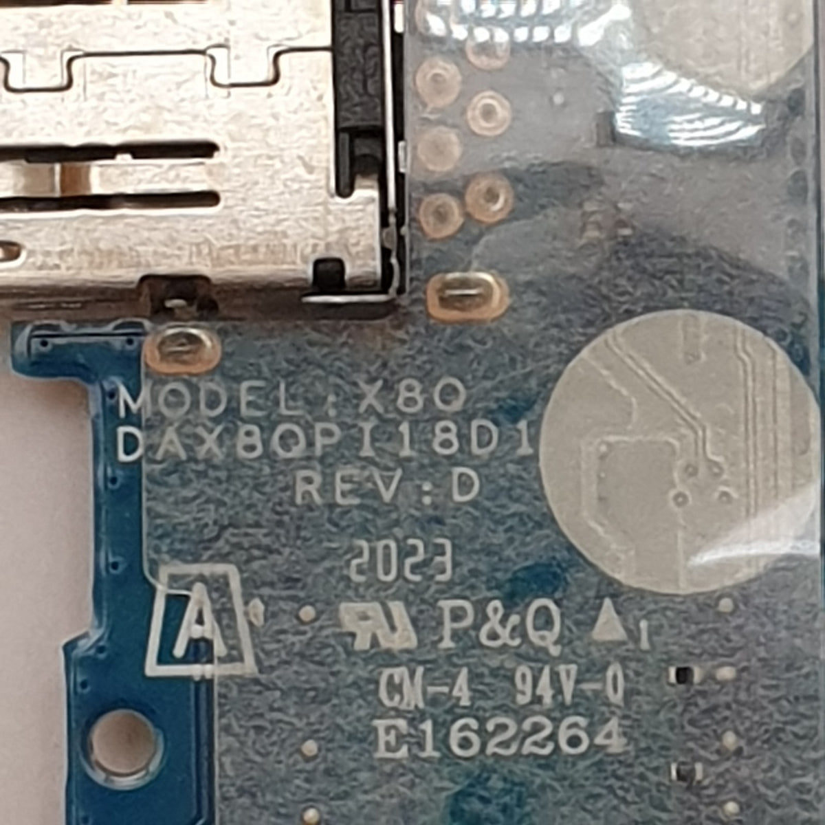 HP EliteBook 650 G9 USB LAN Board RJ45 Ethernet IO Platine mit Flexkabel