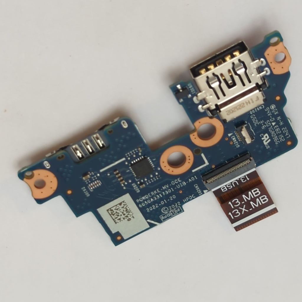 HP Elite x360 830 G9 2-in-1 USB Platine IO Board mit Flexkabel SIM Port