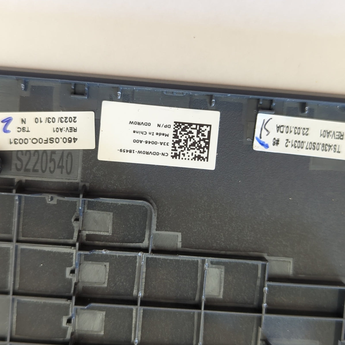 Dell Latitude 3540 Handauflage Tastatur Beleuchtet US QWERTY Palmrest Backlit
