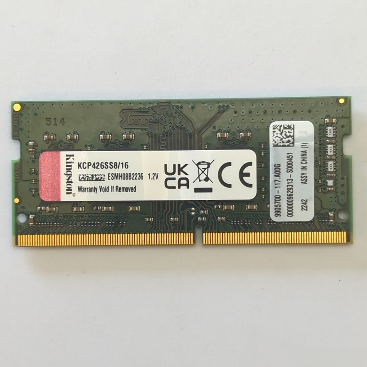 Kingston 16GB DDR4 2666 SODIMM RAM 1x16GB Laptop Notebook Speicher