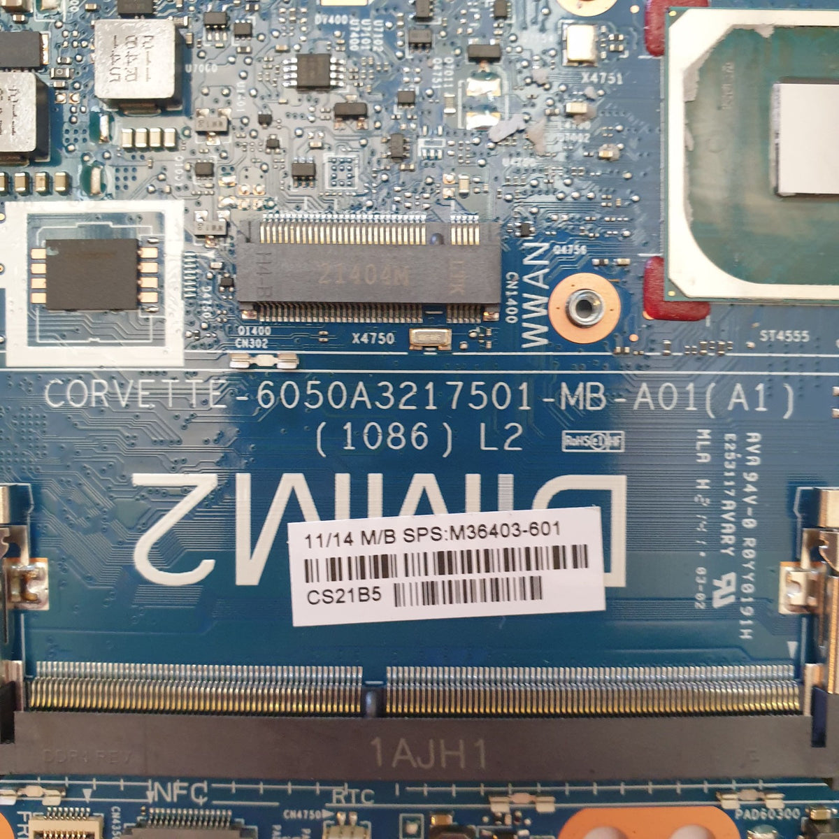 HP EliteBook 830 G8 Mainboard Intel Core i5 1145G7 Motherboard Platine